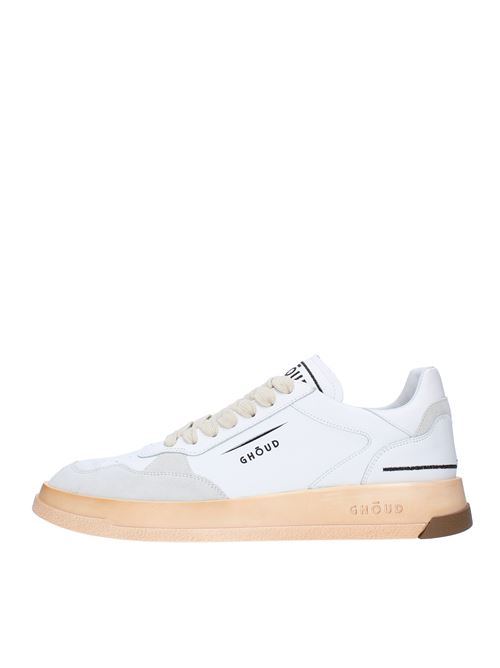 Sneakers GHOUD modello TSLM LS01 in pelle GHOUD | TSLM LS01BIANCO-BEIGE